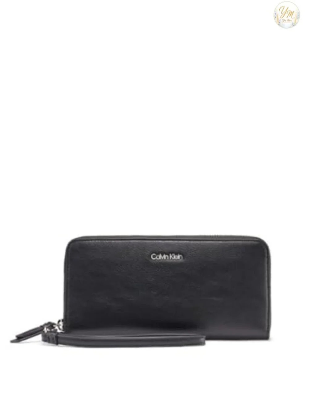 Faux Leather Zip Around Wristlet Wallet with RFID Protection